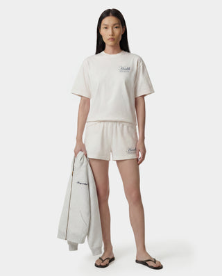 NY Health Disco Short - Ecru/Light Navy