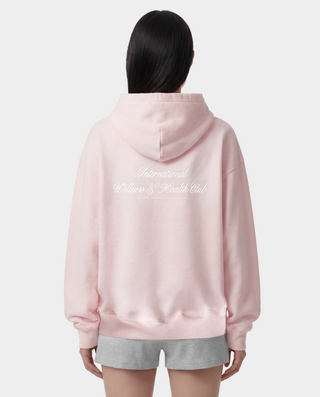 International Hoodie - Clear Pink/White