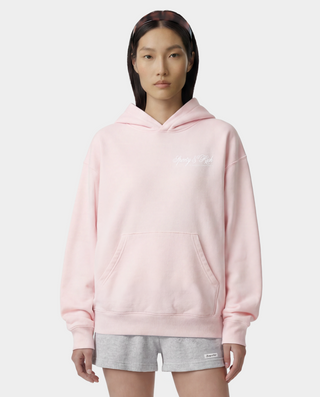 International Hoodie - Clear Pink/White