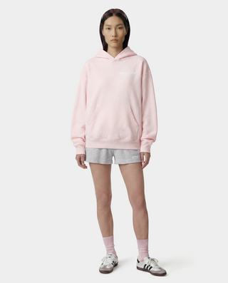International Hoodie - Clear Pink/White