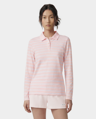 Signature Logo Easy Polo - Clear Pink/Mist/White