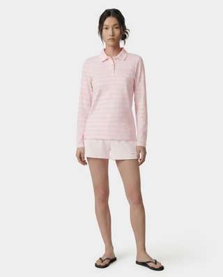 Signature Logo Easy Polo - Clear Pink/Mist/White