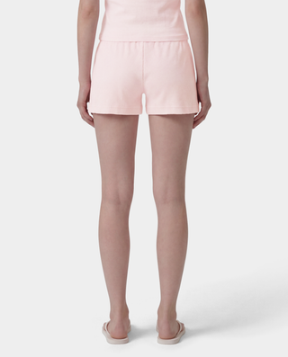 Signature Logo Ribbed House Short - Clear Pink/Black