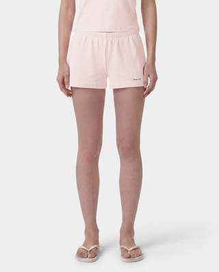 Signature Logo Ribbed House Short - Clear Pink/Black