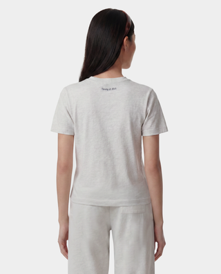 Be Nice Essential Tee - Heather Gray/Light Navy
