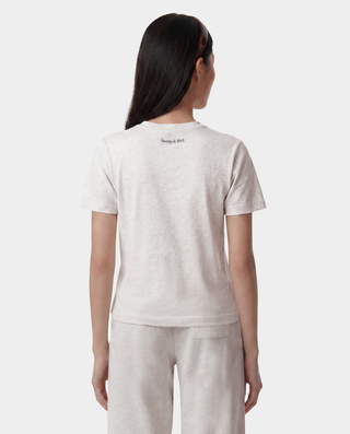Be Nice Essential Tee - Heather Gray/Light Navy