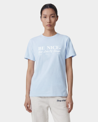 Be Nice T-Shirt - Mist/White