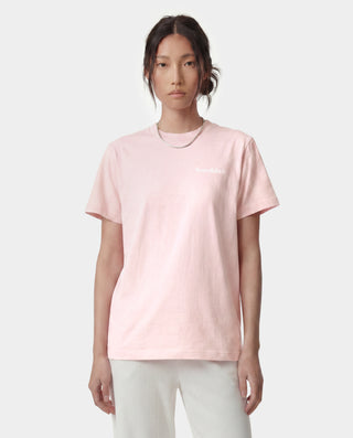 Health Is Wealth T-Shirt - Clear Pink/White