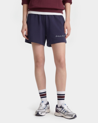 Syracuse Embroidered Gym Short - Navy
