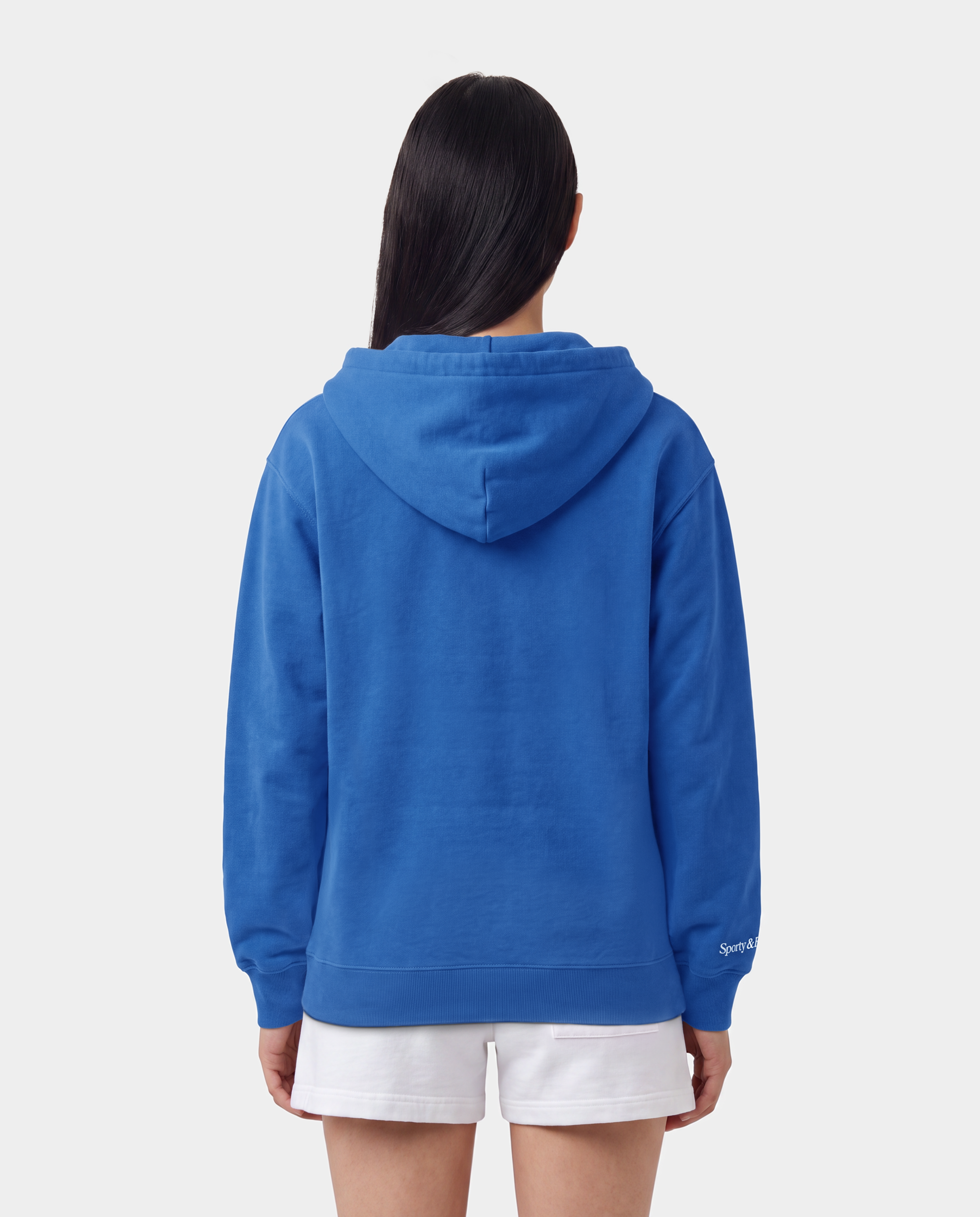 LA Serif Zip Hoodie - Team Blue/White – Sporty & Rich