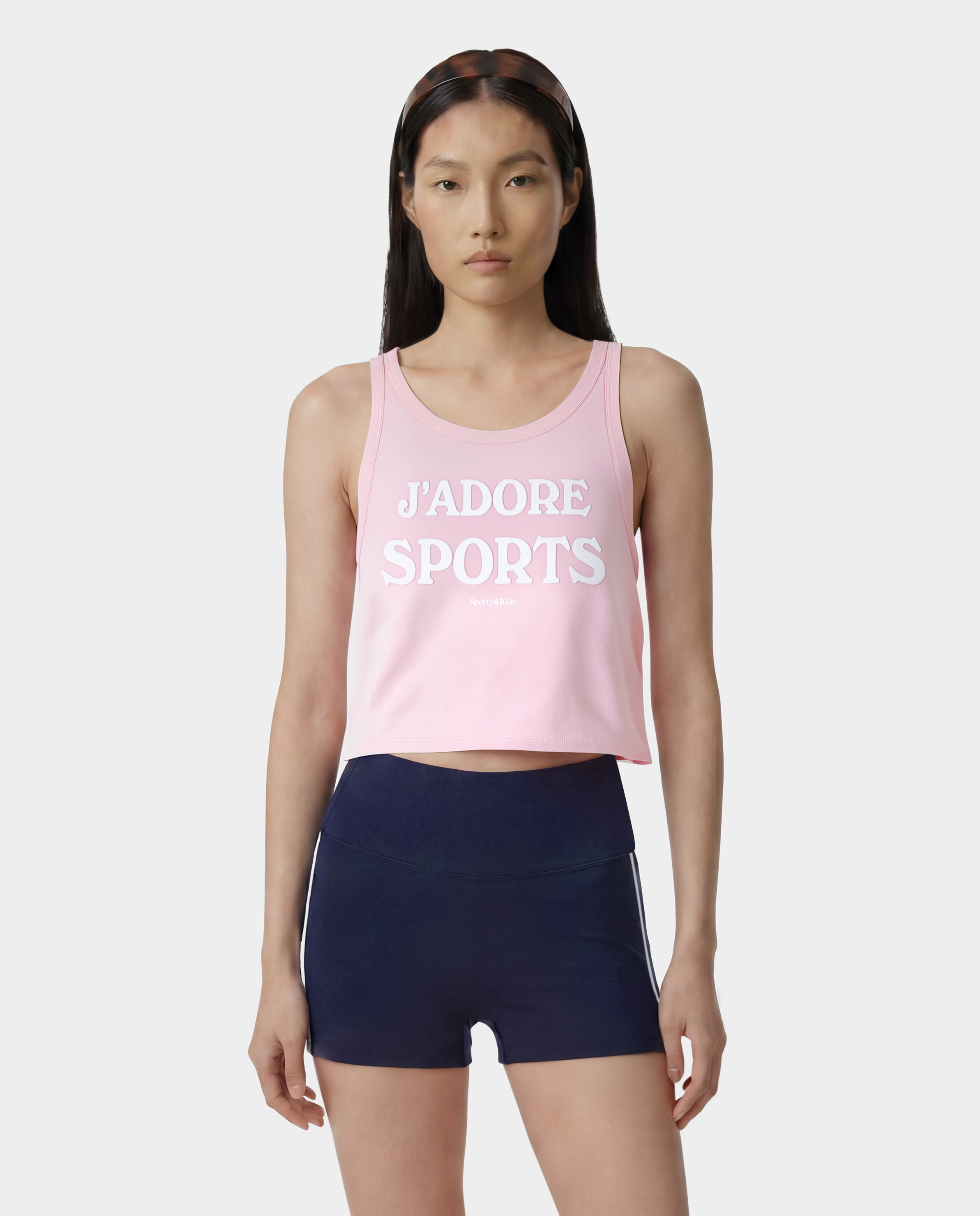 Jadore Baby Tank - Laffy/White – Sporty & Rich
