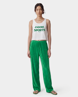 Jadore Baby Tank - White/Kelly