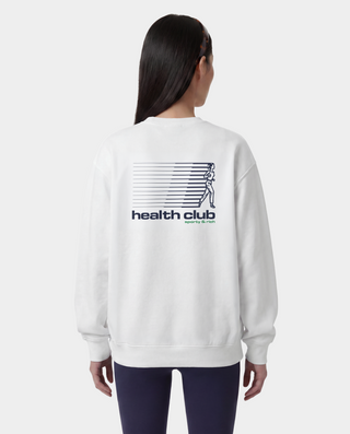 Bold Health Crewneck - White/Navy/Kelly