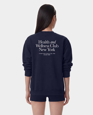HWCNY Crewneck - Dark Navy/White