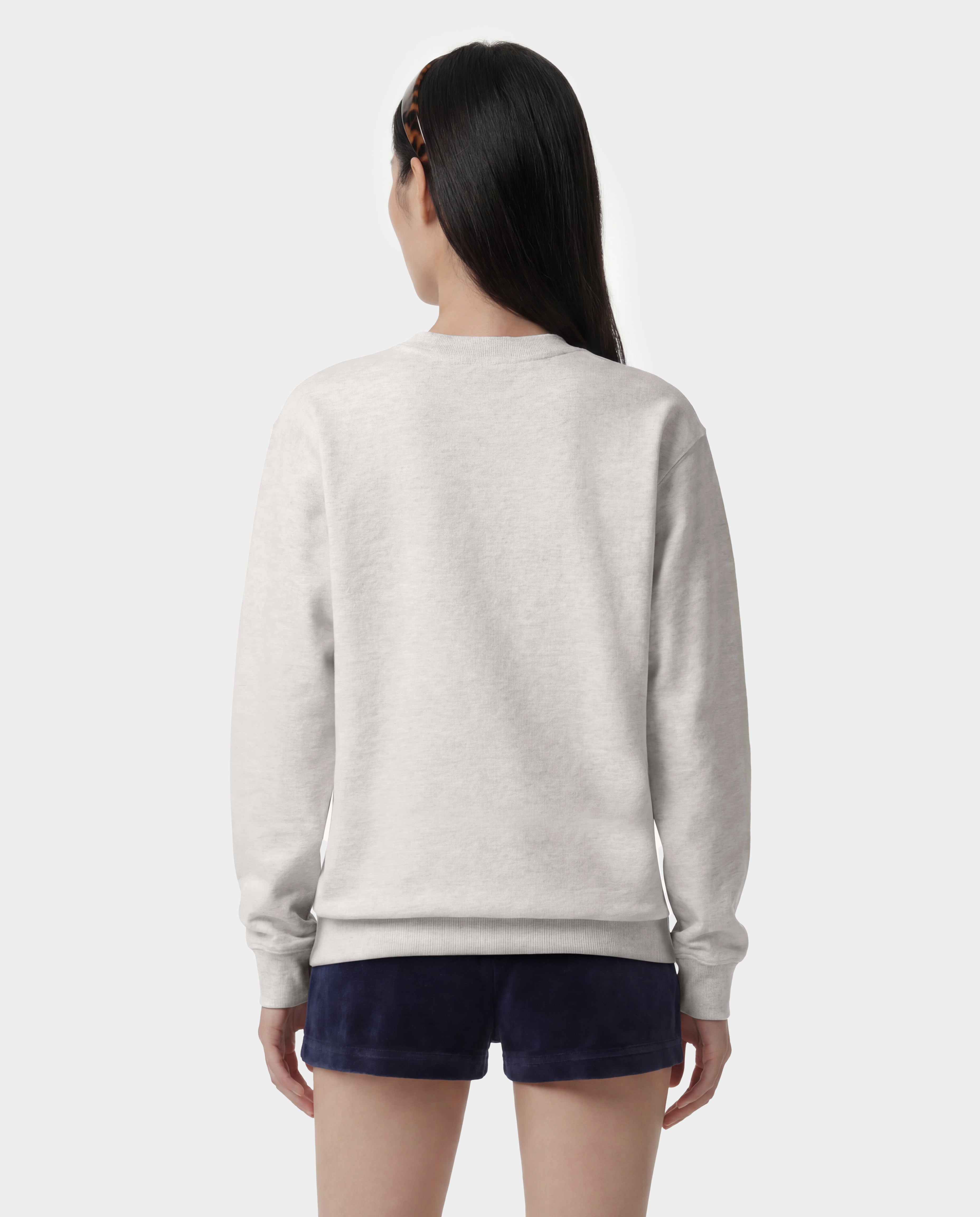 Sporty & Rich WELLNESS スウェット グレー M 米国製 USA Wellness Club Crewneck - Heather Gray/Light Navy – Sporty & Rich