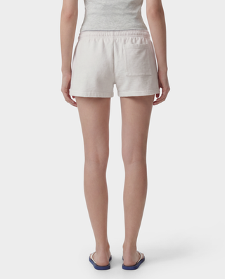 USA Wellness Club Disco Short - Heather Gray/White