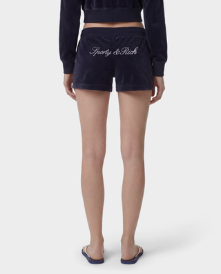 Signature Logo Krystal Short - Dark Navy/Crystal