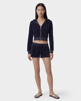 Signature Logo Krystal Short - Dark Navy/Crystal