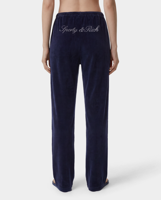 Signature Logo Krystal Trackpant - Dark Navy/Crystal