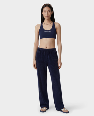 Signature Logo Krystal Trackpant - Dark Navy/Crystal