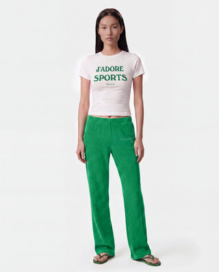 Signature Logo Krystal Trackpant - Kelly/Crystal