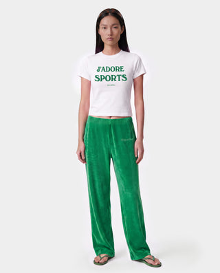 Signature Logo Krystal Trackpant - Kelly/Crystal