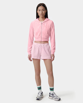 Signature Logo Krystal Zip Hoodie - Laffy/Crystal