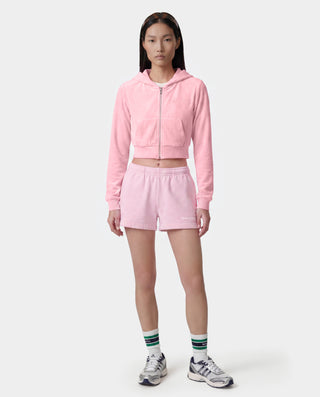 Signature Logo Krystal Zip Hoodie - Laffy/Crystal