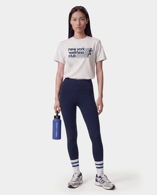 Bold Logo Legging - Dark Navy/White