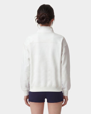 Bold Health Quarter Zip - White/Navy/Kelly