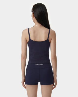 Signature NY Box Tank - Dark Navy/White