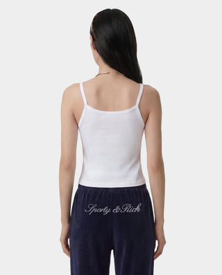 Signature NY Box Tank - White/Dark Navy