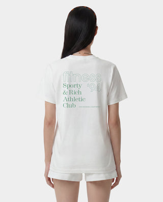 Fitness 94 T-Shirt - White/Kelly