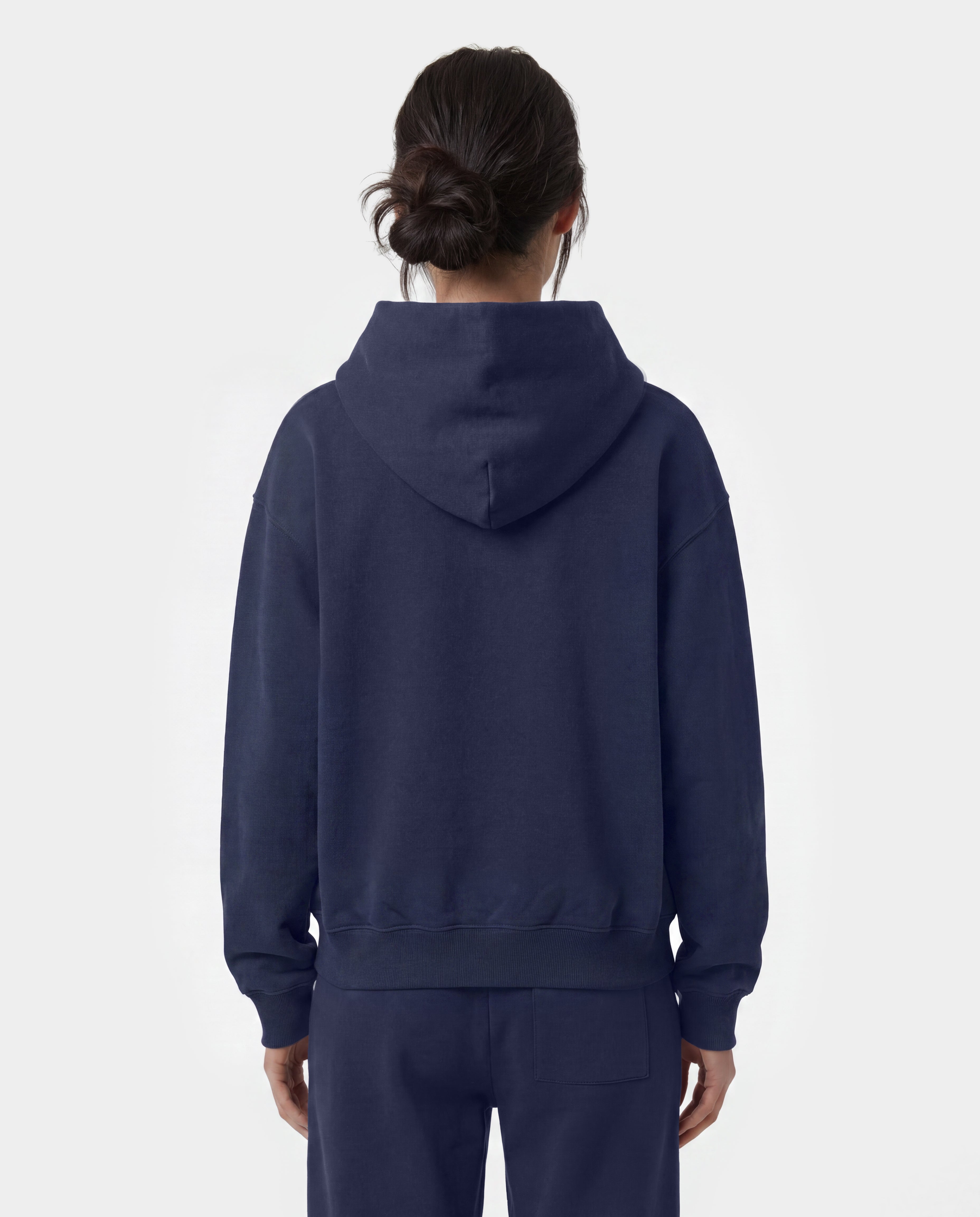 Wellness Ivy Zip Hoodie - Dark Navy/White – Sporty & Rich