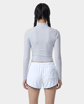 Signature Logo Sports Quarter Zip - Ciel