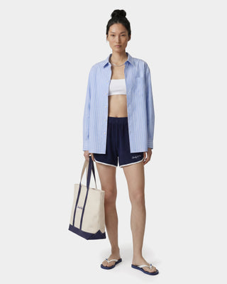 SRC Oversized Shirt - Ciel Stripe