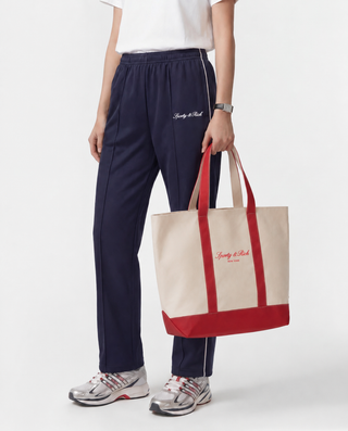 Signature NY Logo Large Tote - Natural
