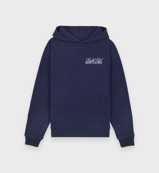 Made In USA Hoodie - Navy/White – Sporty & Rich