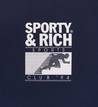 Motion Club Crewneck - Navy/White