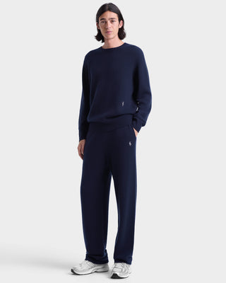 SRC Cashmere Trousers Men - Navy/White