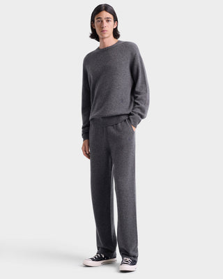SRC Cashmere Trousers Men - Light Grey/White