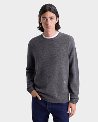 SRC Cashmere Sweater Men - Light Grey/White