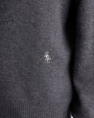 SRC Cashmere Sweater Men - Light Grey/White