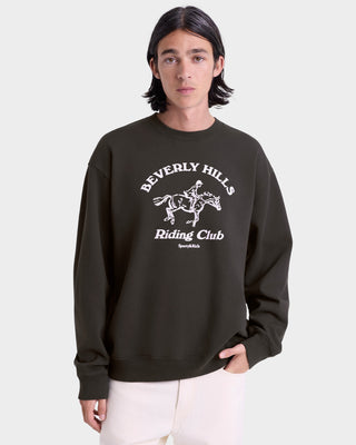 BH Riding Club Crewneck - Faded Black/White