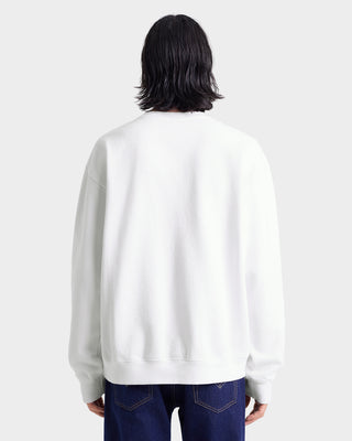 Run Club Crewneck - White/Ruby