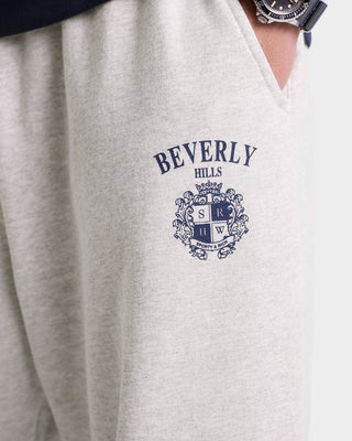 BH Crest Wide Sweatpant - Heather Gray
