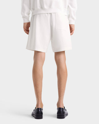 Yale Crest Gym Short - White/Navy