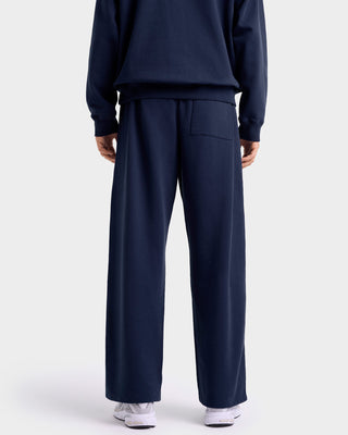Yale Classic Wide Sweatpant - Navy/White