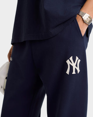 Heritage Yankees Serif Sweatpant - Navy/White