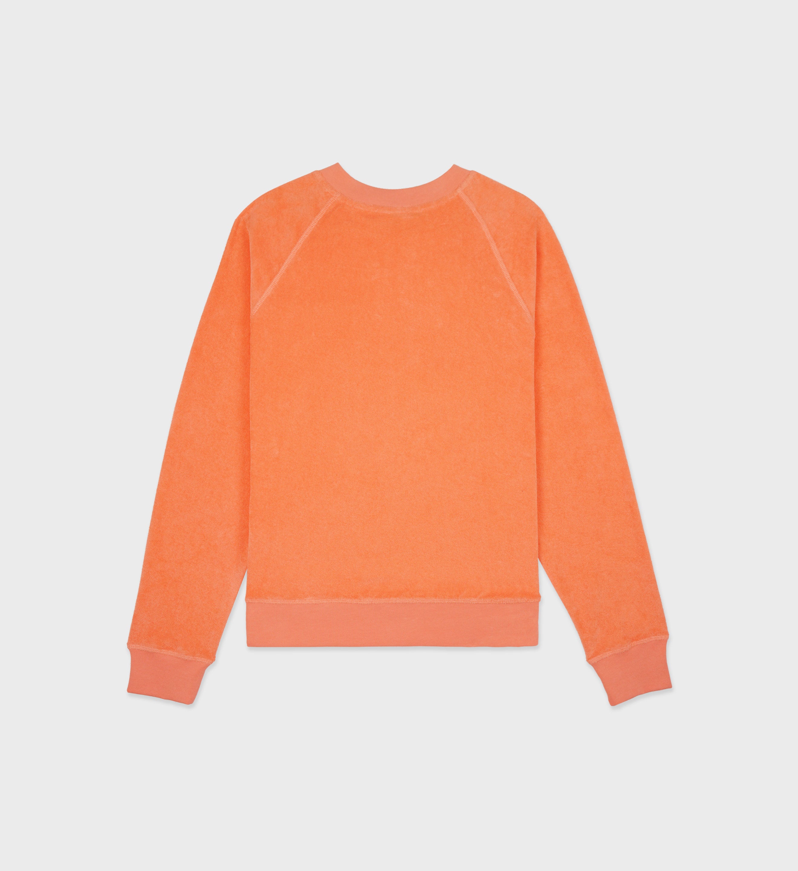 NY Tennis Club Terry Raglan Crewneck - Melon/White – Sporty & Rich